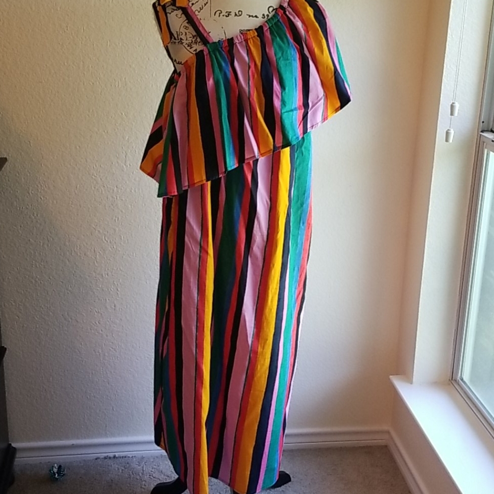 Who What Wear x Target Multi Color Maxi